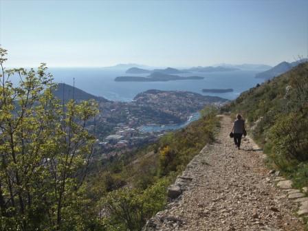 Foto: Wolfgang Dröthandl / Wandertour / Srd - Hausberg von Dubrovnik / Ausblick nach Nordwesten / 14.04.2017 22:24:52