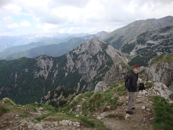 Foto: Wolfgang Dröthandl / Wandertour / Visevnik - Runde von Pokljuka / Blick nach Westen Richtung Tosc / 07.06.2017 14:25:28