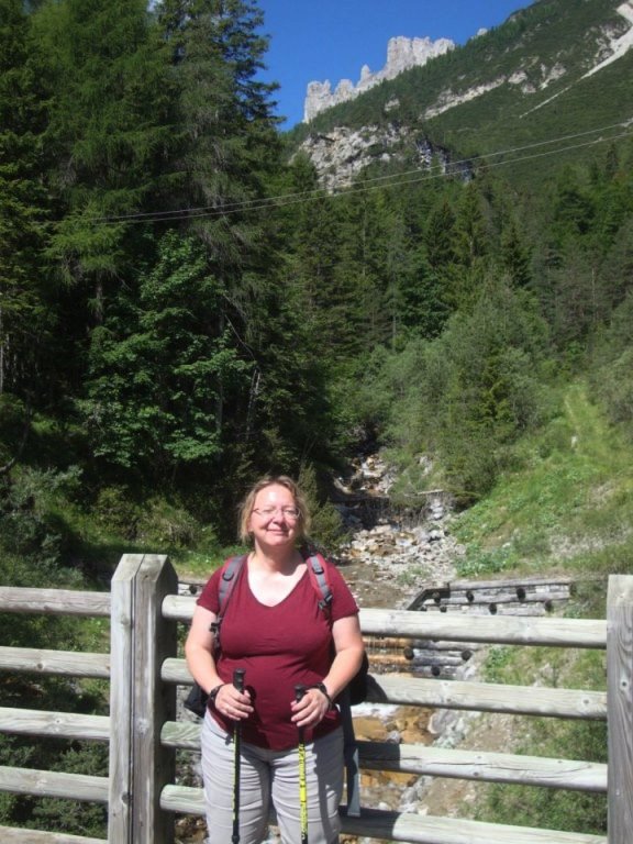 Foto: Wolfgang Dröthandl / Wandertour / Rifugio Giaf und Anello di Bianchi / Abgang vom Parkplatz an der Brücke über den Torrente Giaf / 23.06.2017 16:15:25