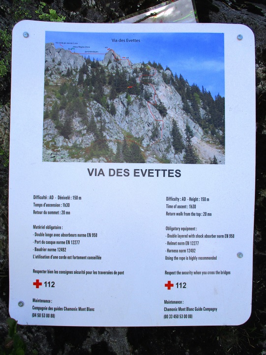 Foto: Andreas Koller / Klettersteigtour / Via ferrata des Evettes und LŽIndex (2405m) / 20.09.2017 01:50:54