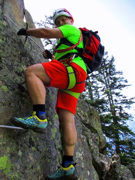 Foto: Andreas Koller / Klettersteigtour / Via ferrata des Evettes und LŽIndex (2405m) / 20.09.2017 01:50:25