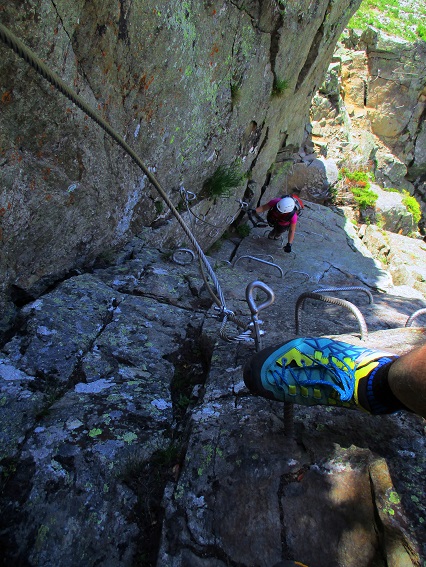Foto: Andreas Koller / Klettersteigtour / Via ferrata des Evettes und LŽIndex (2405m) / 20.09.2017 01:49:53