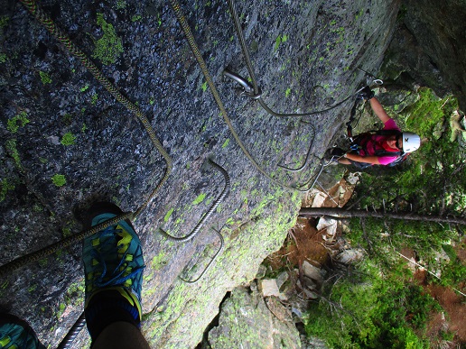 Foto: Andreas Koller / Klettersteigtour / Via ferrata des Evettes und LŽIndex (2405m) / 20.09.2017 01:46:22