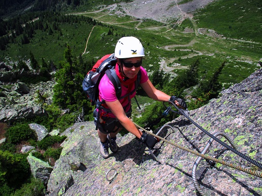 Foto: Andreas Koller / Klettersteigtour / Via ferrata des Evettes und LŽIndex (2405m) / 20.09.2017 01:46:04