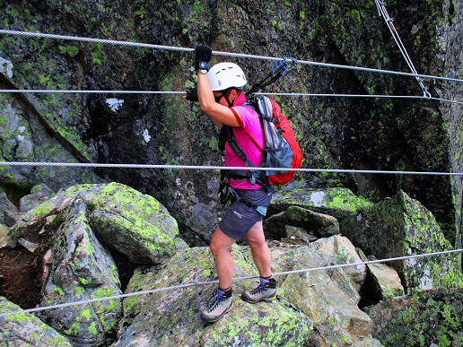Foto: Andreas Koller / Klettersteigtour / Via ferrata des Evettes und LŽIndex (2405m) / 20.09.2017 01:44:15