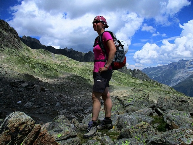 Foto: Andreas Koller / Klettersteigtour / Via ferrata des Evettes und LŽIndex (2405m) / Auf dem l Index / 20.09.2017 01:38:15