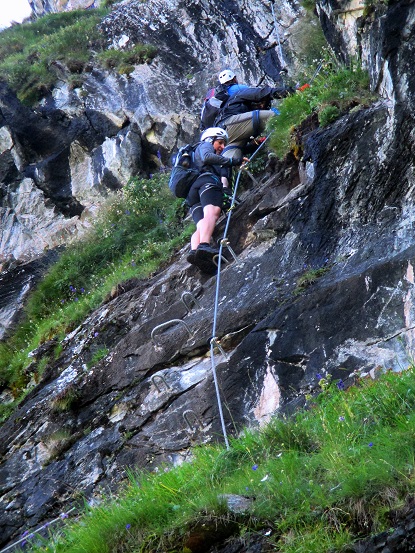 Foto: Andreas Koller / Klettersteigtour / Klettersteig Hochjoch (2520m) / Einstieg / 16.10.2017 23:26:54