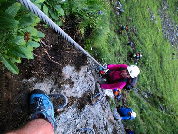 Foto: Andreas Koller / Klettersteigtour / Klettersteig Hochjoch (2520m) / 16.10.2017 23:21:09