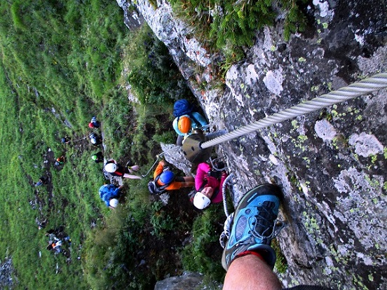 Foto: Andreas Koller / Klettersteigtour / Klettersteig Hochjoch (2520m) / 16.10.2017 23:20:54