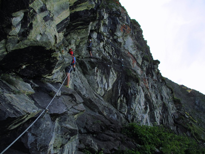 Foto: Andreas Koller / Klettersteigtour / Klettersteig Hochjoch (2520m) / 16.10.2017 23:20:17