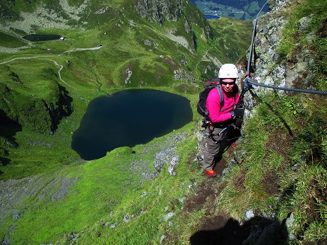 Foto: Andreas Koller / Klettersteigtour / Klettersteig Hochjoch (2520m) / 16.10.2017 23:19:57