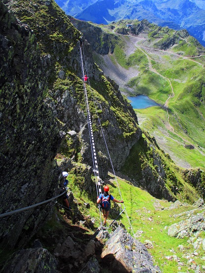 Foto: Andreas Koller / Klettersteigtour / Klettersteig Hochjoch (2520m) / 16.10.2017 23:18:44
