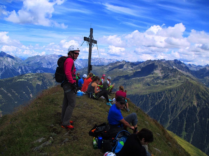 Foto: Andreas Koller / Klettersteigtour / Klettersteig Hochjoch (2520m) / Hochjoch Gipfel / 16.10.2017 23:18:23