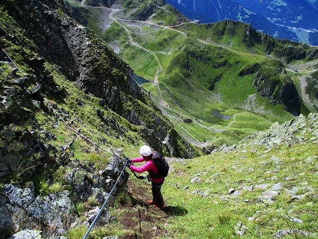 Foto: Andreas Koller / Klettersteigtour / Klettersteig Hochjoch (2520m) / 16.10.2017 23:15:48