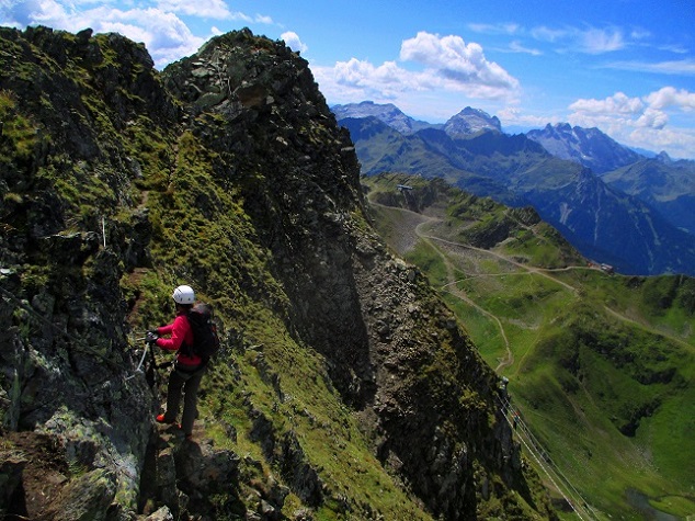 Foto: Andreas Koller / Klettersteigtour / Klettersteig Hochjoch (2520m) / 16.10.2017 23:15:31