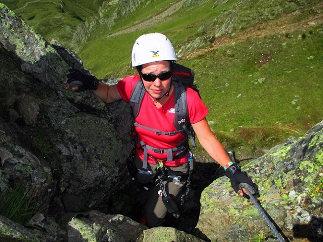 Foto: Andreas Koller / Klettersteigtour / Klettersteig Hochjoch (2520m) / 16.10.2017 23:12:49
