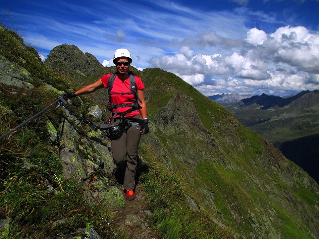 Foto: Andreas Koller / Klettersteigtour / Klettersteig Hochjoch (2520m) / 16.10.2017 23:12:25