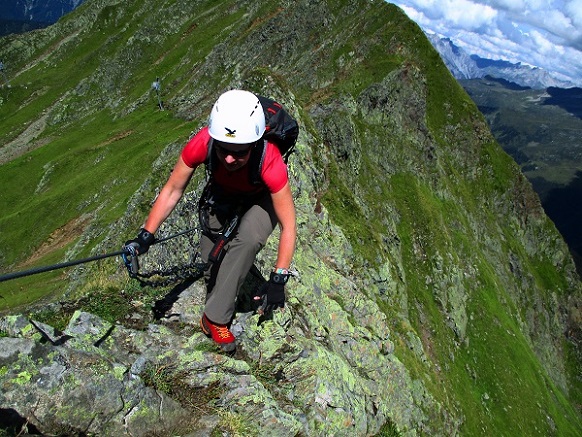 Foto: Andreas Koller / Klettersteigtour / Klettersteig Hochjoch (2520m) / 16.10.2017 23:12:17