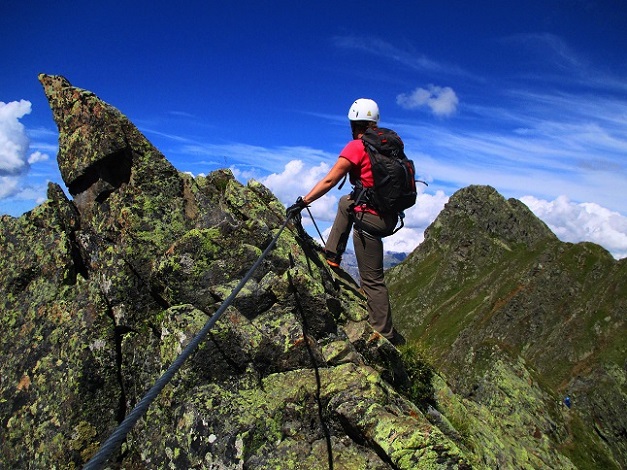 Foto: Andreas Koller / Klettersteigtour / Klettersteig Hochjoch (2520m) / 16.10.2017 23:12:09