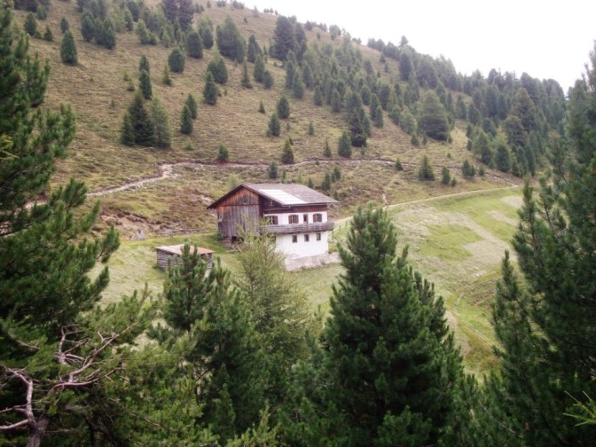 Foto: Wolfgang Dröthandl / Wandertour / Über die Lüsner Alm zum Glittner See / Leider chiuso: Turnaretschhütte / 04.11.2017 23:01:24