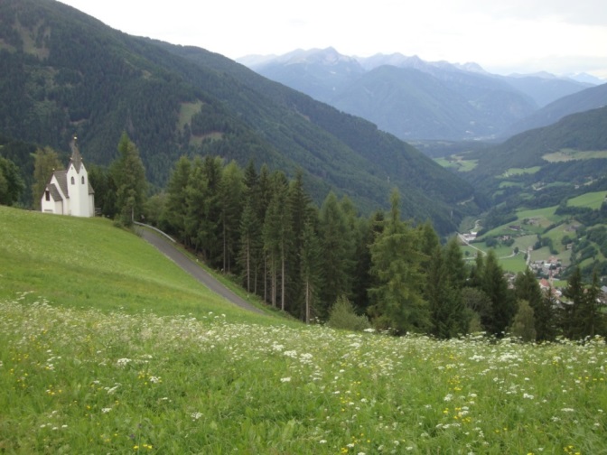 Foto: Wolfgang Dröthandl / Wandertour / Über die Lüsner Alm zum Glittner See / Kircherl von Flitt, im Tal Lüsen / 04.11.2017 22:58:11