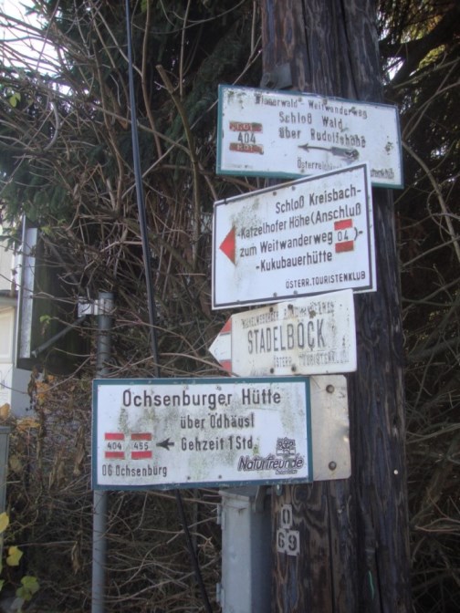 Foto: Wolfgang Dröthandl / Wandertour / Ochsenburger Hütte (Rudolfshöhe) / Abgang Haltestelle Kreisbach / ÖBB / 17.11.2017 14:15:06