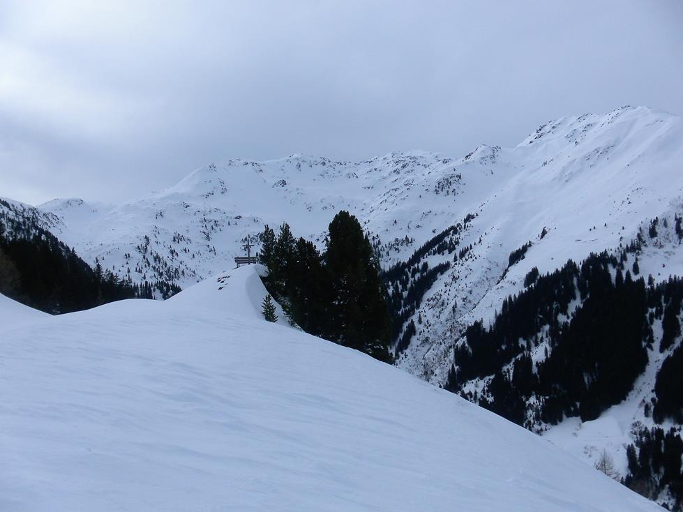 Foto: Wolfgang Lauschensky / Skitour / Gamskogel 2206m aus dem Windautal / Kröndlhorn und Kröndlberg von der Oberfoischingalm / 28.01.2018 01:39:07