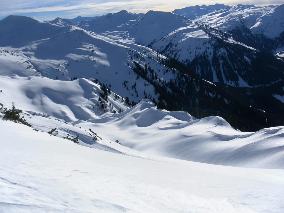 Foto: Wolfgang Lauschensky / Skitour / Gamskogel 2206m aus dem Windautal / Tanzkogel links und Gamskogel rechts aus dem Gerstinger Joch / 28.01.2018 01:39:31