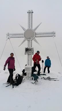 Foto: Wolfgang Lauschensky / Skitour / Gassnerkogel 1915m / Gassnerkogel Gipfelkreuz / 23.02.2018 17:18:45