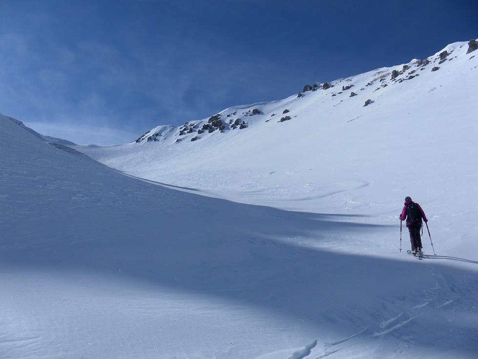 Foto: Wolfgang Lauschensky / Skitour / Piz Vallatscha 3021m von S-charl / oberes Hochtal / 06.03.2018 14:57:26
