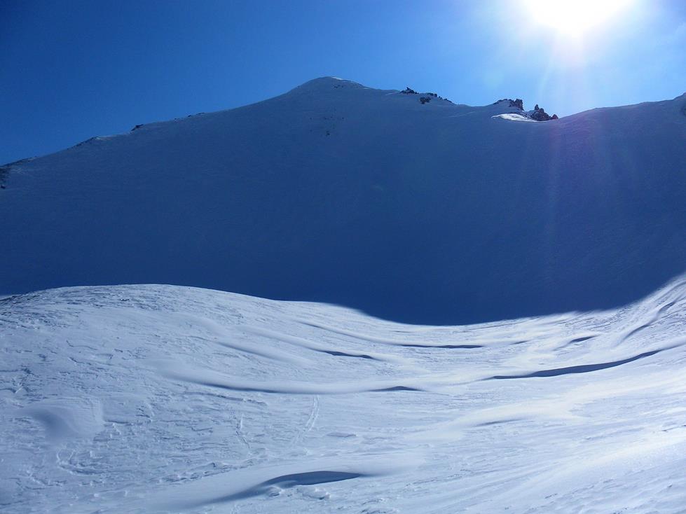 Foto: Wolfgang Lauschensky / Skitour / Piz Vallatscha 3021m von S-charl / Nordhang des Piz Vallatschas / 06.03.2018 14:57:19