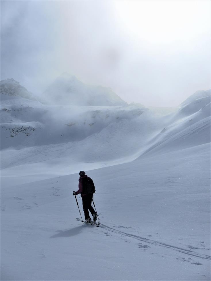 Foto: Wolfgang Lauschensky / Skitour / Piz Sesvenna 3205m von S-charl / Vor der Gletschersteilstufe / 06.03.2018 15:29:59