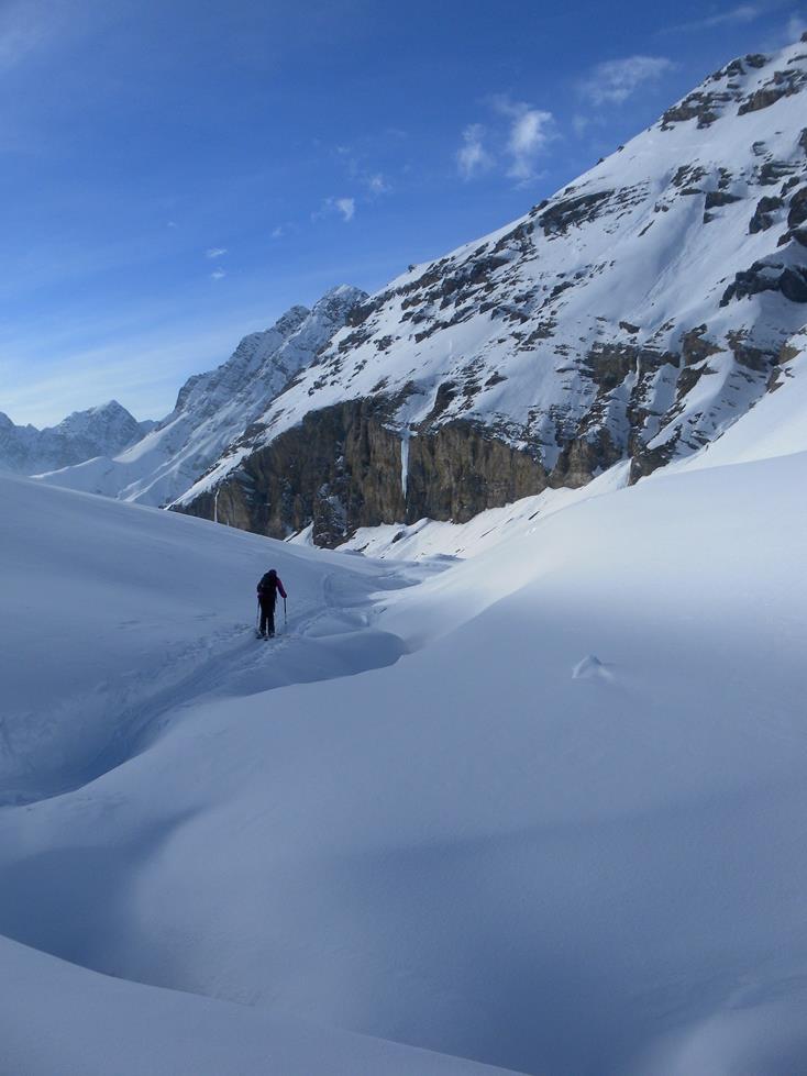 Foto: Wolfgang Lauschensky / Skitour / Piz Sesvenna 3205m von S-charl / Bachufer / 06.03.2018 15:29:04