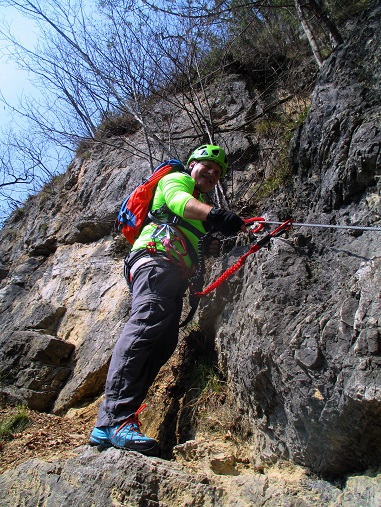 Foto: Andreas Koller / Klettersteigtour / Via ferrata Artpinistico delle Niere (840m) / 15.06.2018 01:44:14