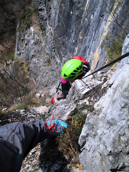 Foto: Andreas Koller / Klettersteigtour / Via ferrata Artpinistico delle Niere (840m) / 15.06.2018 01:44:05