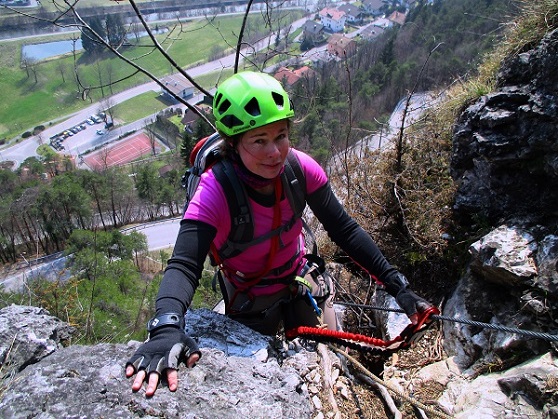 Foto: Andreas Koller / Klettersteigtour / Via ferrata Artpinistico delle Niere (840m) / 15.06.2018 01:43:41