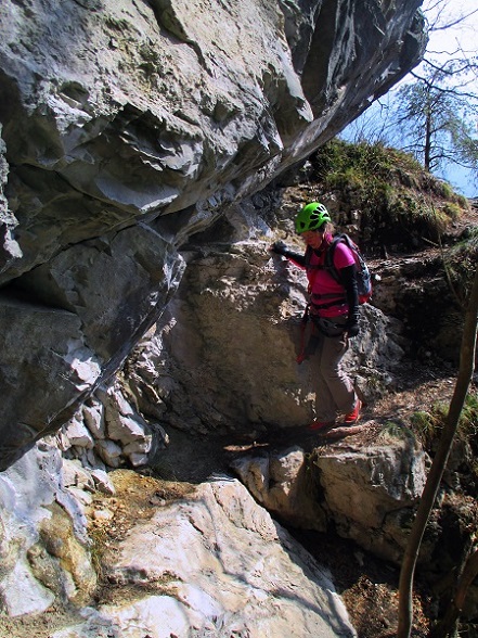 Foto: Andreas Koller / Klettersteigtour / Via ferrata Artpinistico delle Niere (840m) / 15.06.2018 01:43:27