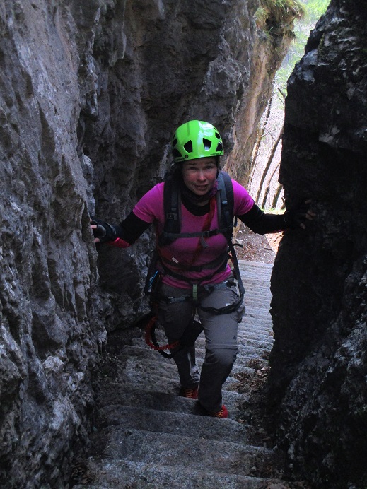 Foto: Andreas Koller / Klettersteigtour / Via ferrata Artpinistico delle Niere (840m) / 15.06.2018 01:42:27
