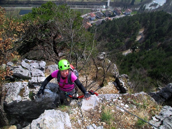 Foto: Andreas Koller / Klettersteigtour / Via ferrata Artpinistico delle Niere (840m) / 15.06.2018 01:41:30