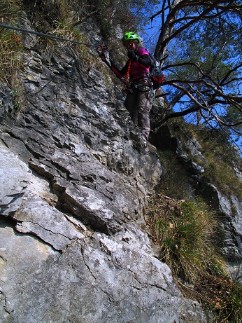 Foto: Andreas Koller / Klettersteigtour / Via ferrata Artpinistico delle Niere (840m) / 15.06.2018 01:39:46