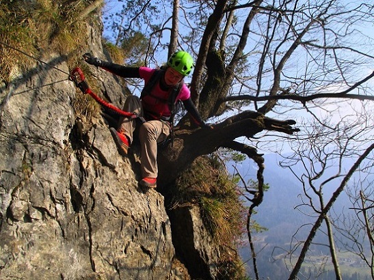 Foto: Andreas Koller / Klettersteigtour / Via ferrata Artpinistico delle Niere (840m) / 15.06.2018 01:39:21