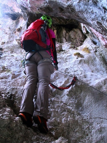 Foto: Andreas Koller / Klettersteigtour / Via ferrata Artpinistico delle Niere (840m) / 15.06.2018 01:38:22