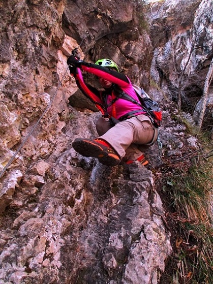 Foto: Andreas Koller / Klettersteigtour / Via ferrata Artpinistico delle Niere (840m) / 15.06.2018 01:38:06