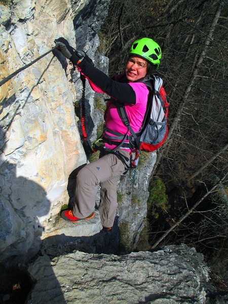 Foto: Andreas Koller / Klettersteigtour / Via ferrata Artpinistico delle Niere (840m) / 15.06.2018 01:37:36