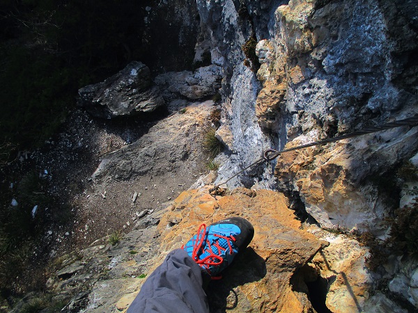 Foto: Andreas Koller / Klettersteigtour / Via ferrata Artpinistico delle Niere (840m) / 15.06.2018 01:37:27