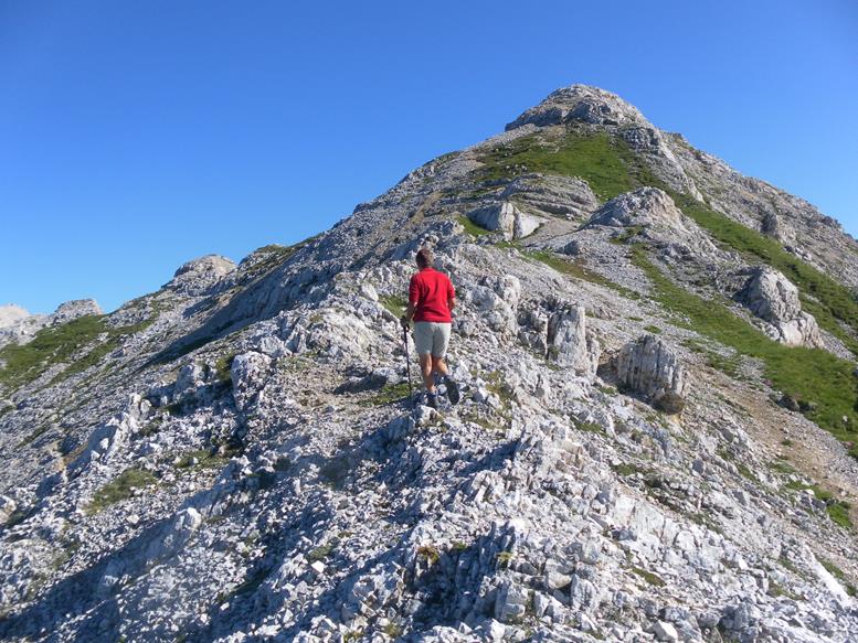 Foto: Wolfgang Lauschensky / Wandertour / Latemar Runde über Diamantiditurm / Gipfelrücken der Cima Feudo / 10.07.2018 14:25:16