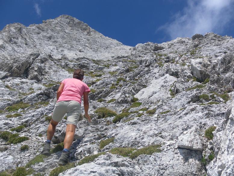 Foto: Wolfgang Lauschensky / Wandertour / Hochwand 2715m / recht brüchiges Gestein / 17.07.2018 23:22:06