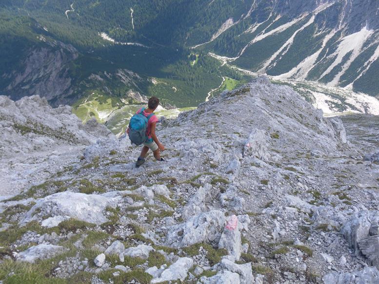 Foto: Wolfgang Lauschensky / Wandertour / Hochwand 2715m / viel brüchiges Gestein / 17.07.2018 23:21:21