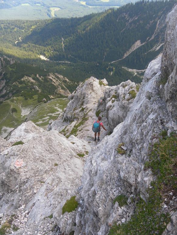 Foto: Wolfgang Lauschensky / Wandertour / Hochwand 2715m / die letzte Felsrinne / 17.07.2018 23:21:07