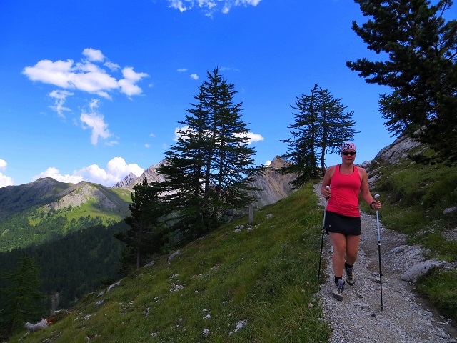 Foto: Andreas Koller / Wandertour / Rocce della Sueur zum Aufwärmen (2271m) / Abstieg vom Gipfel / 14.09.2018 00:49:57